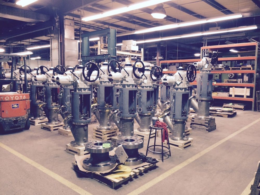 Multiple Rod Seal Valves for large PVC customer